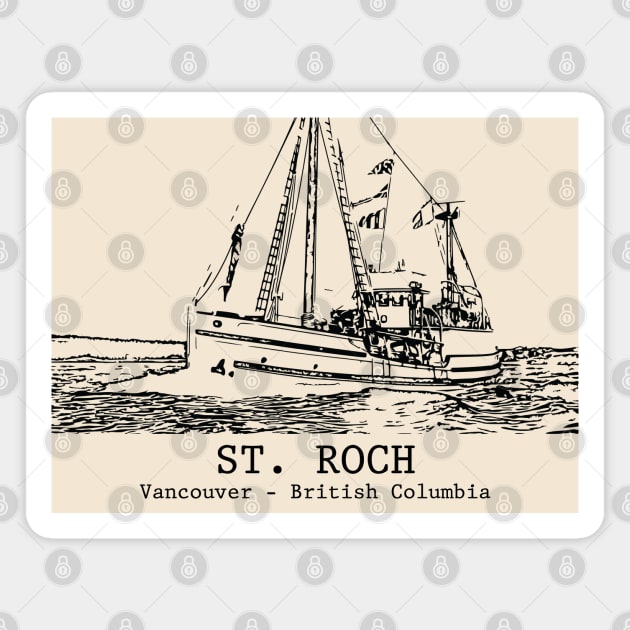 St. Roch - Vancouver BC Magnet by Lakeric